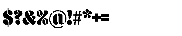 Bradent Font OTHER CHARS