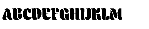 Bradent Font UPPERCASE