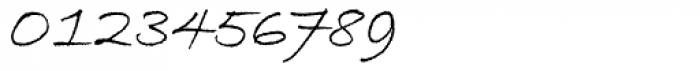 Bradley Hand Italic Font OTHER CHARS