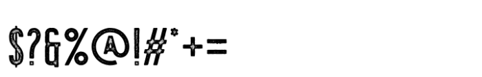 Bradleys Sans One Rough Font OTHER CHARS