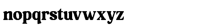 Brado Quena Bold Font LOWERCASE