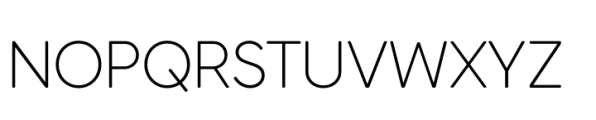 Brahma Rounded Light Font UPPERCASE