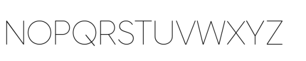 Brahma Rounded Thin Font UPPERCASE