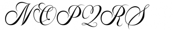 Brailganta Script Regular Font UPPERCASE