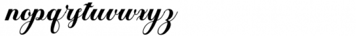 Brailganta Script Regular Font LOWERCASE