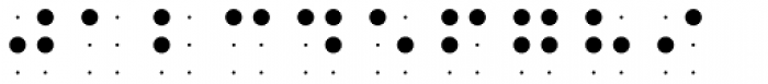 Braille EF Grid Font OTHER CHARS