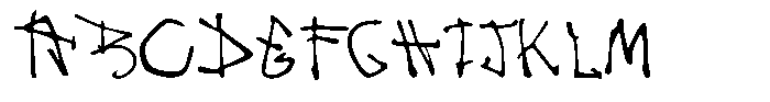 Brainrot Font UPPERCASE