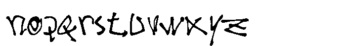 Brainrot Font LOWERCASE