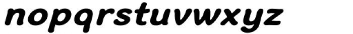 Brainstroke Bold Expanded Italic Font LOWERCASE
