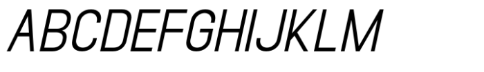 Brainy Semi Light Expanded Italic Font UPPERCASE