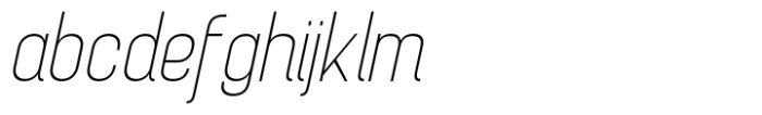 Brainy Thin Italic Font LOWERCASE