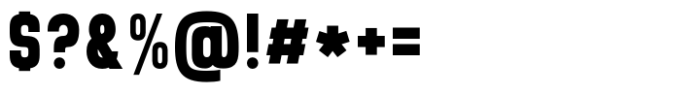 Brainy Variable Sans Black Condensed Font OTHER CHARS