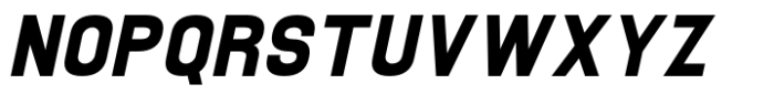 Brainy Variable Sans Black Expanded Italic Font UPPERCASE