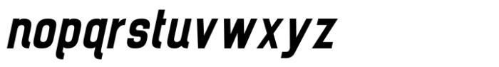 Brainy Variable Sans Bold Condensed Italic Font LOWERCASE