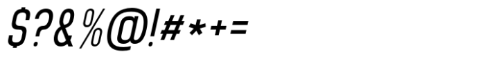 Brainy Variable Sans Condensed Italic Font OTHER CHARS