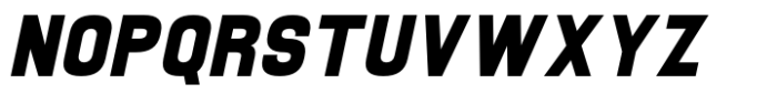Brainy Variable Sans Extra Black Semi Exp Italic Font UPPERCASE