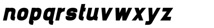 Brainy Variable Sans Extra Black Semi Exp Italic Font LOWERCASE