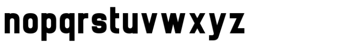 Brainy Variable Sans Heavy Semi Condensed Font LOWERCASE