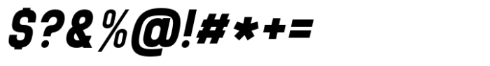 Brainy Variable Sans Heavy Semi Expanded Italic Font OTHER CHARS