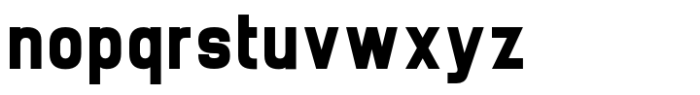 Brainy Variable Sans Heavy Font LOWERCASE