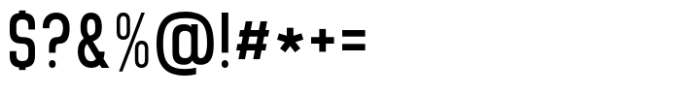 Brainy Variable Sans Medium Condensed Font OTHER CHARS