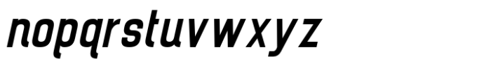 Brainy Variable Sans Semi Bold Condensed Italic Font LOWERCASE
