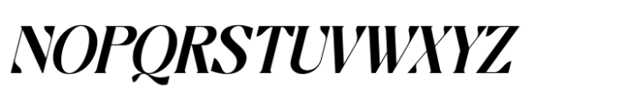 Braise Italic Font UPPERCASE