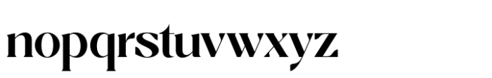 Braise Regular Font LOWERCASE