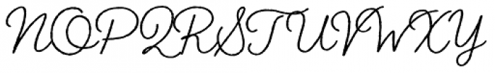 Braisetto Regular Font UPPERCASE