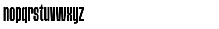 Braked Regular Font LOWERCASE