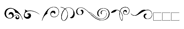 Brameson Spencer Ornament Regular Font LOWERCASE