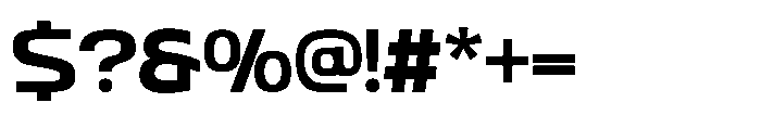 Bramo Font OTHER CHARS