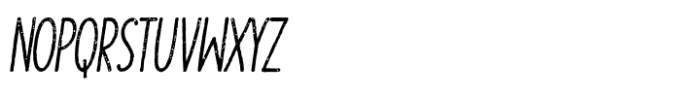 Branco Etched Eroded Italic Font LOWERCASE