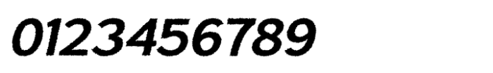 Branden Rough Italic Font OTHER CHARS