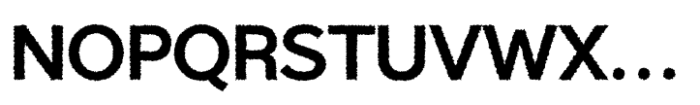 Branden Rough Regular Font UPPERCASE