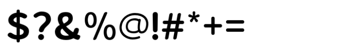 Branden Rounded Regular Font OTHER CHARS
