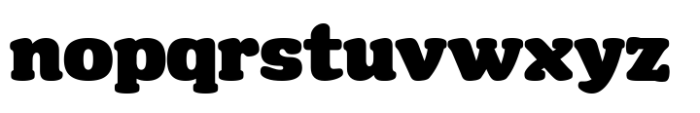 Brandier Black Font LOWERCASE