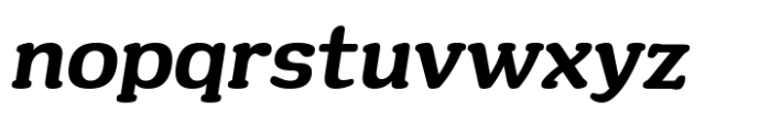 Brandier Semi Bold Italic Font LOWERCASE
