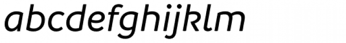 Branding Medium Italic Font LOWERCASE