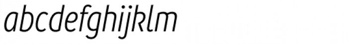 Branding SF Cnd Semi Light Italic Font LOWERCASE