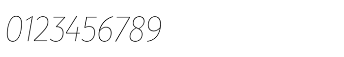 Branding SF Narrow Thin Italic Font OTHER CHARS