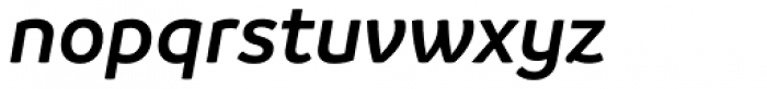 Branding SemiBold Italic Font LOWERCASE