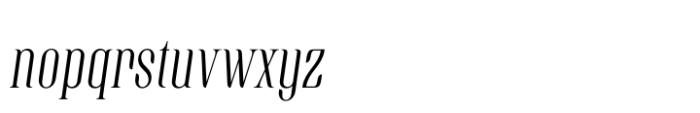 Brandmark Light Italic Font LOWERCASE