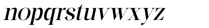 Branela Italic Font LOWERCASE