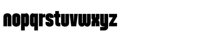 Brans Black Font LOWERCASE