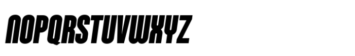 Brans Extra Bold Italic Font UPPERCASE