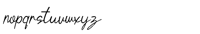 Branson Hellings Branson Script Font LOWERCASE