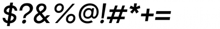 Brasley Semi Bold Italic Font OTHER CHARS