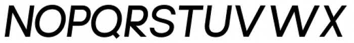 Brasley Semi Bold Italic Font UPPERCASE