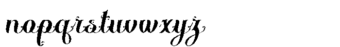 Brasstape Italic Font LOWERCASE